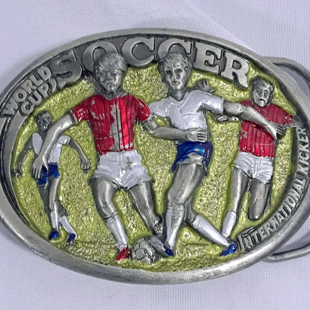World Cup Soccer Great American Buckle